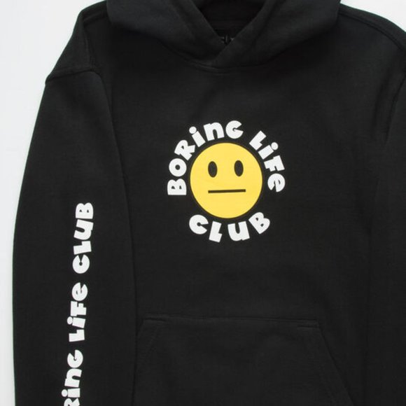 NEW BORING LIFE CLUB MARK UP LOGO HOODIE - Picture 2 of 2